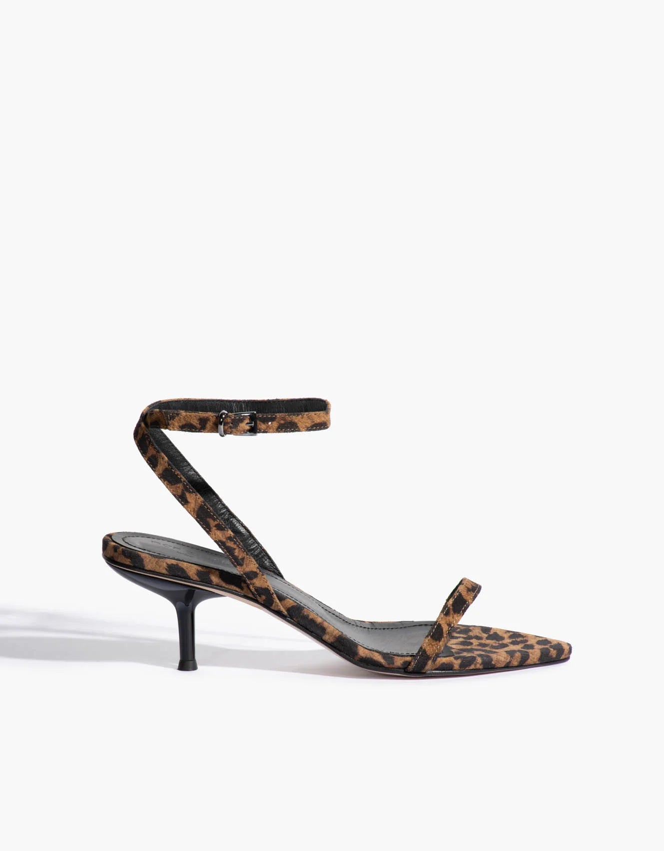 Leona Heel - Leopard Suede