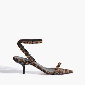 Leona Heel - Leopard Suede