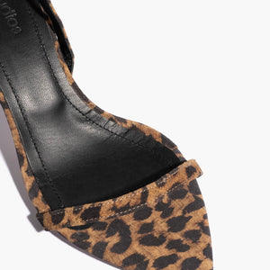 Leona Heel - Leopard Suede