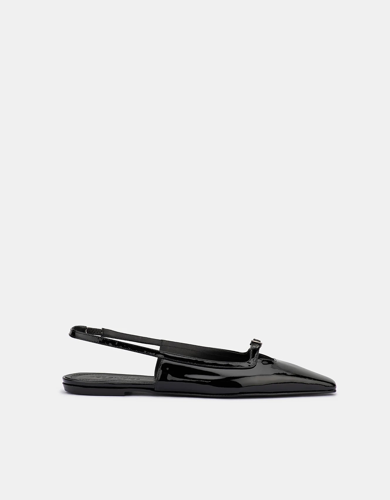 Paulina Flats - Black Patent