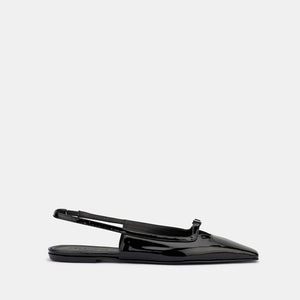 Paulina Flats - Black Patent