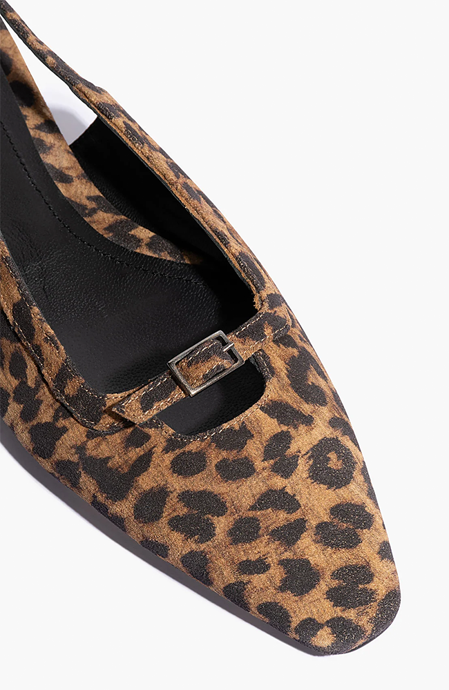 Paulina Flats - Leopard Suede