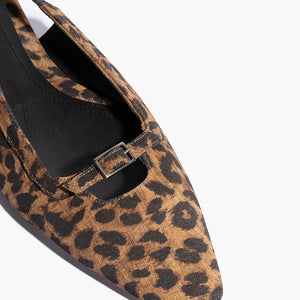 Paulina Flats - Leopard Suede