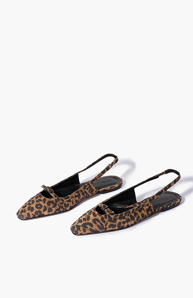 Paulina Flats - Leopard Suede