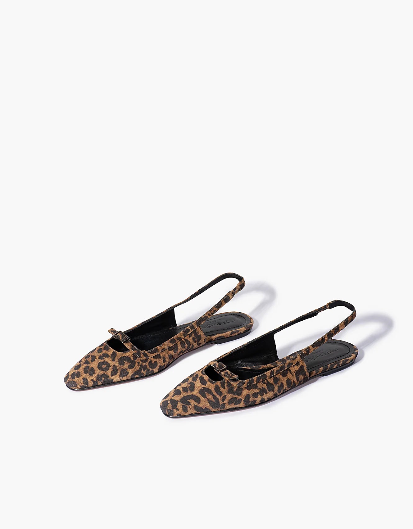 Paulina Flats - Leopard Suede