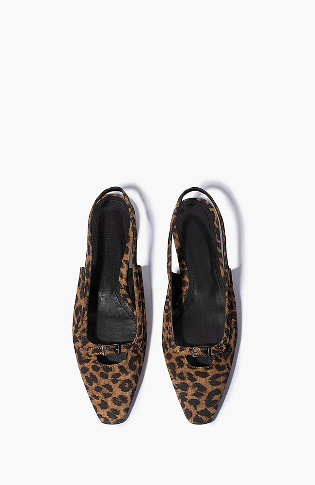 Paulina Flats - Leopard Suede