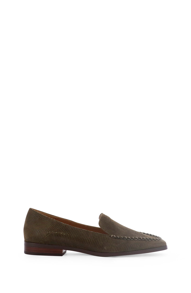 Daylan Loafer Olive Emboss Suede