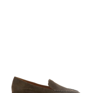 Daylan Loafer Olive Emboss Suede