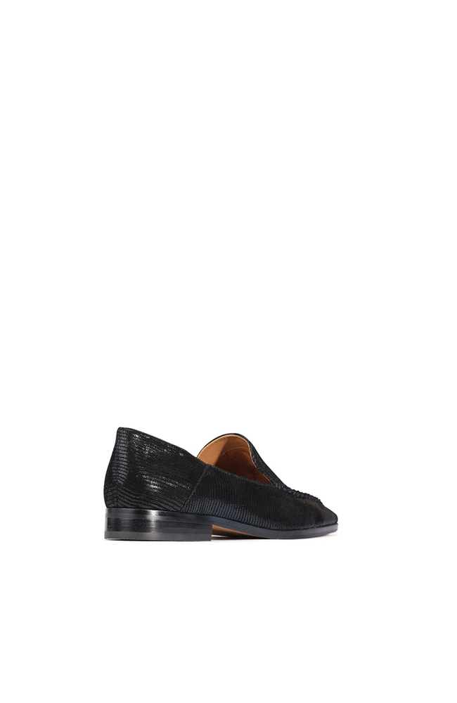 Daylan Loafer Black Emboss Suede