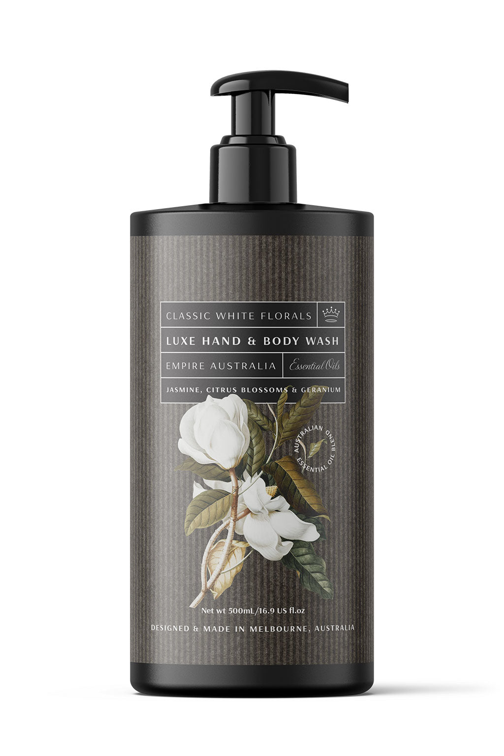 Classic White Florals Hand & Body Wash 500ml