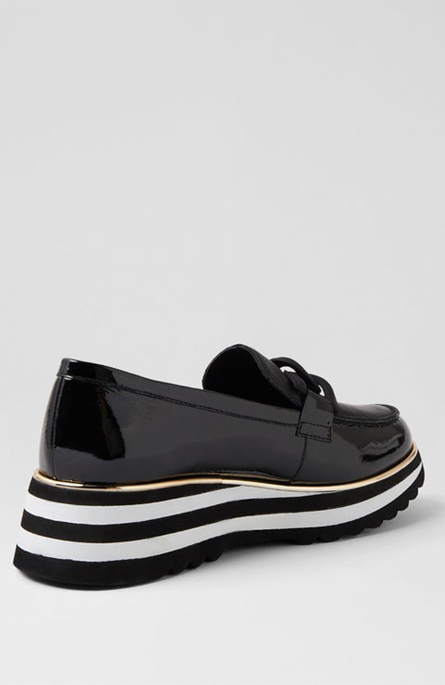Eaila Black Patent Leather Loafers