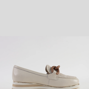 Eggey Raffia Loafers - Milk Ivory