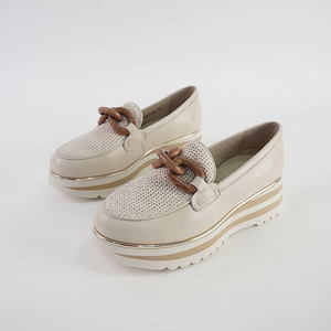 Eggey Raffia Loafers - Milk Ivory