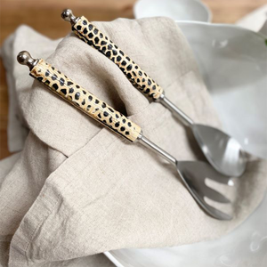 Ocelot Salad Servers Set 2