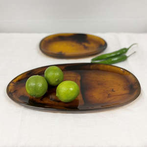 Tortoiseshell Oval Platter - Large