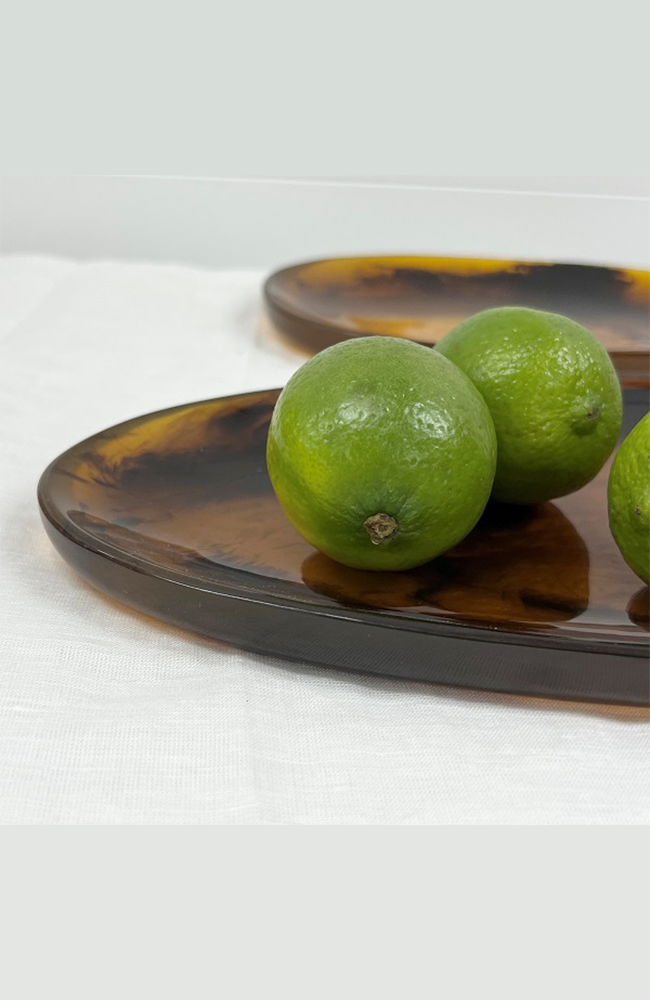 Tortoiseshell Oval Platter - Large