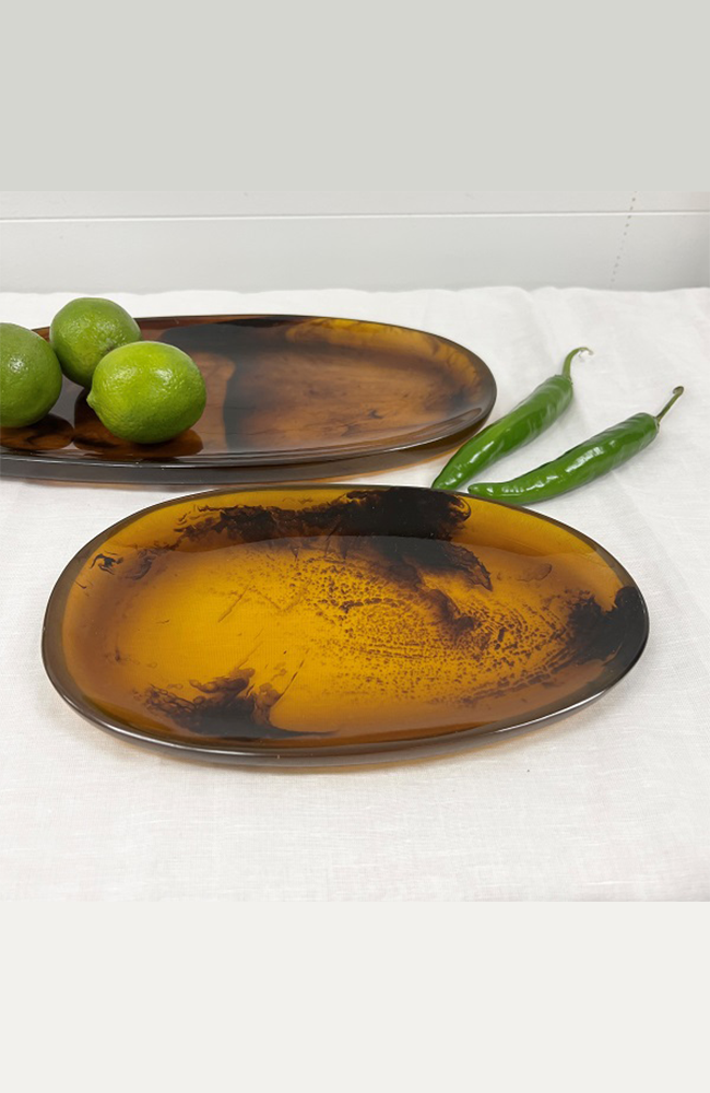 Tortoiseshell Oval Platter - Small