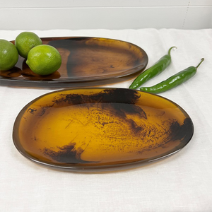 Tortoiseshell Oval Platter - Small