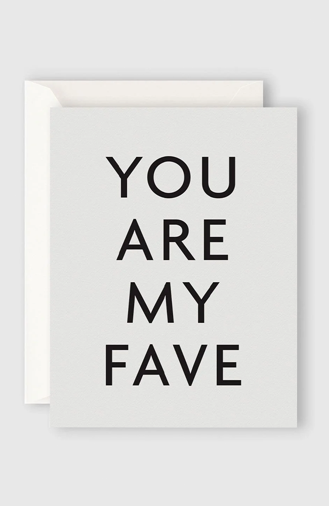 Card -  You Are My Fav