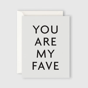 Card -  You Are My Fav