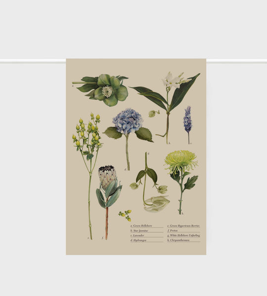 Botanical Tea Towel