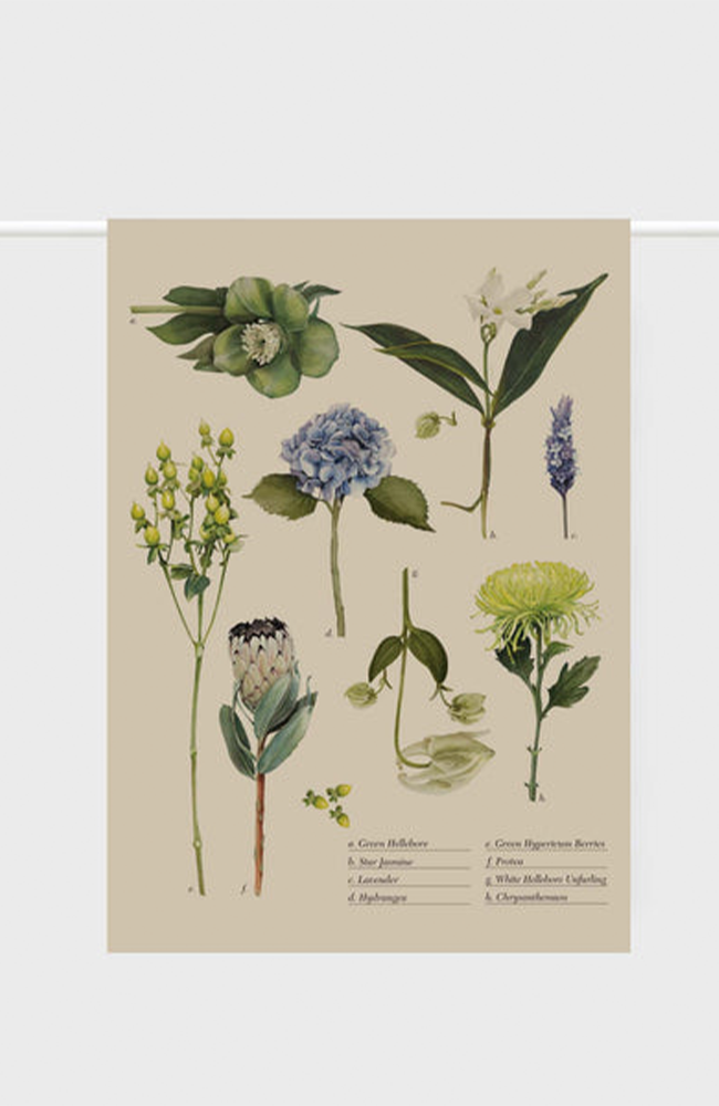 Botanical Tea Towel