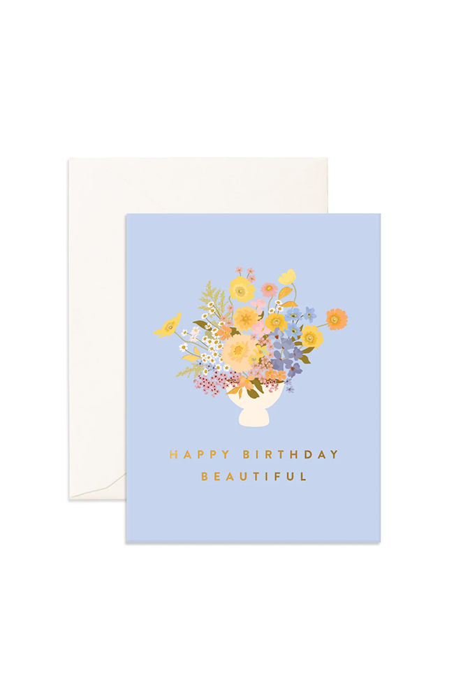 Birthday Beautiful Bouquet Greeting Card