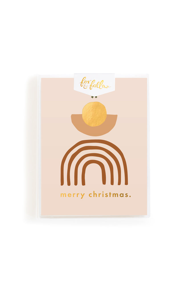 Christmas Boho Angel Greeting Card - Boxed Set