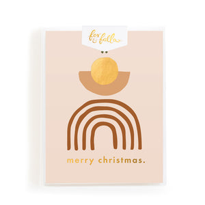 Christmas Boho Angel Greeting Card - Boxed Set