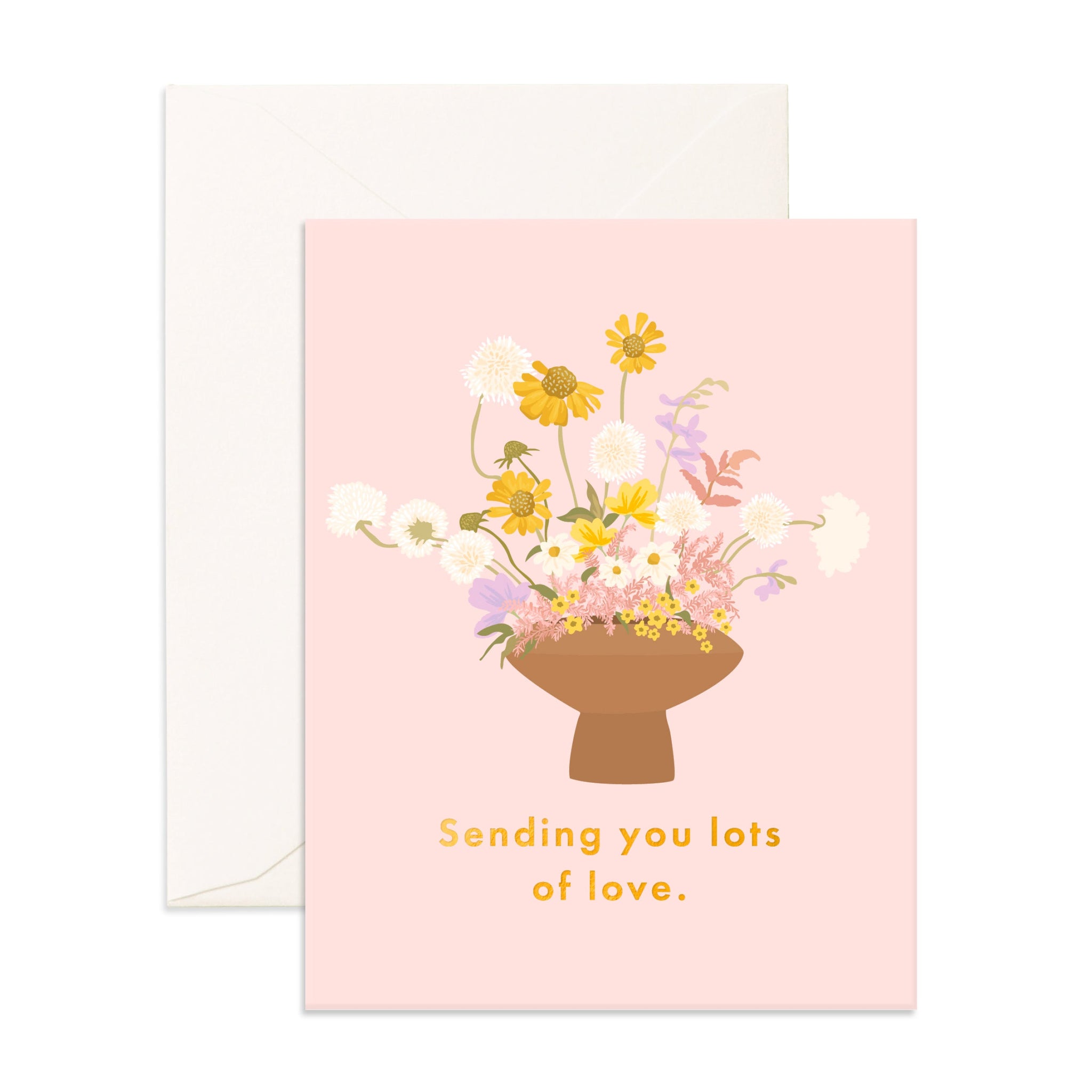 Lots Of Love Vase Card