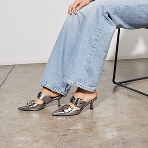Goya Heel - Pewter