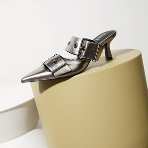 Goya Heel - Pewter