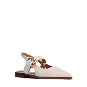 Goldie Slingback Flats - Bone