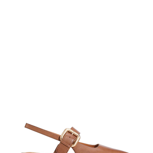Goldie Slingback Flats- Pecan