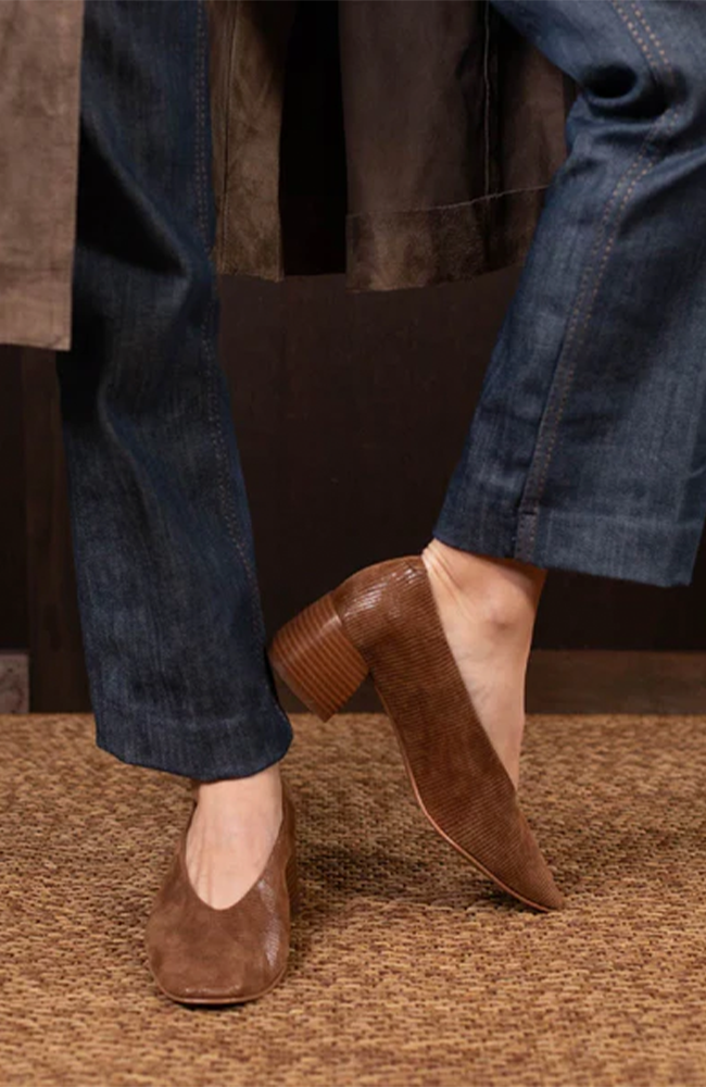 Hatten Pump Heel - Coconut