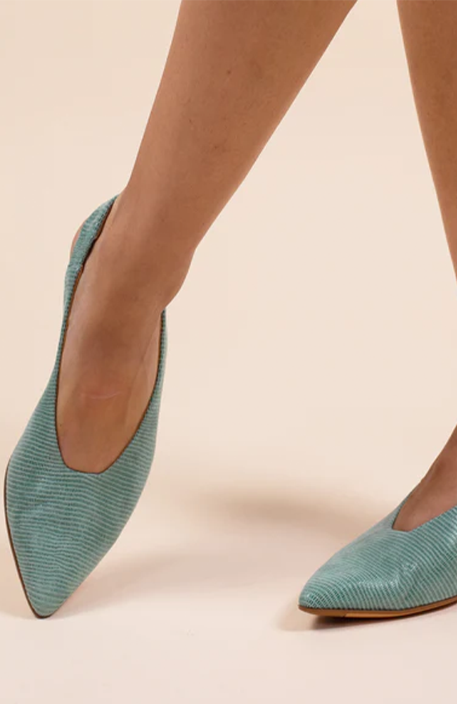 Hatti  Slingback Heel - Mint