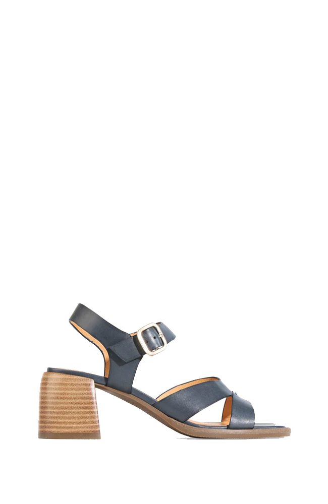 Isoken Block Heel - Navy