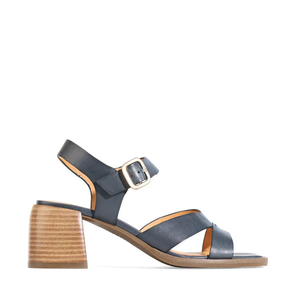Isoken Block Heel - Navy