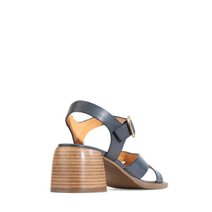 Isoken Block Heel - Navy