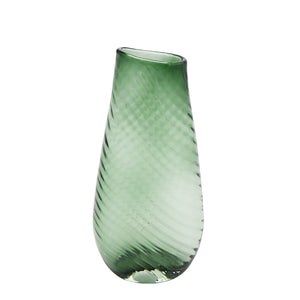 Yoke Glass Vase - Emerald Sml