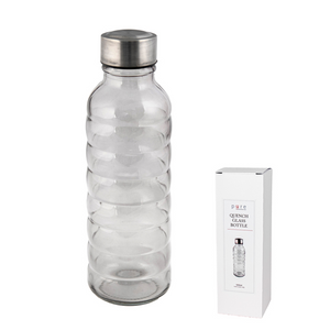 Quench Glass Water Bottle - Grey Sml