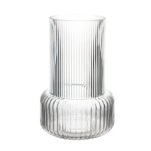 Saville Clear Glass Straight Vase - Large