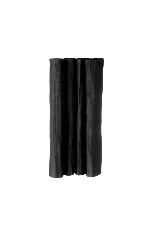 Kelso Ceramic Black Tube Vase Tall