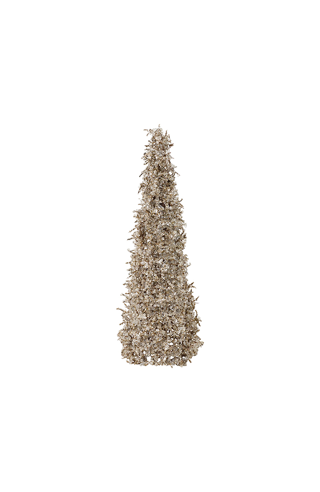 Ice Champagne Cone Tree - Sml