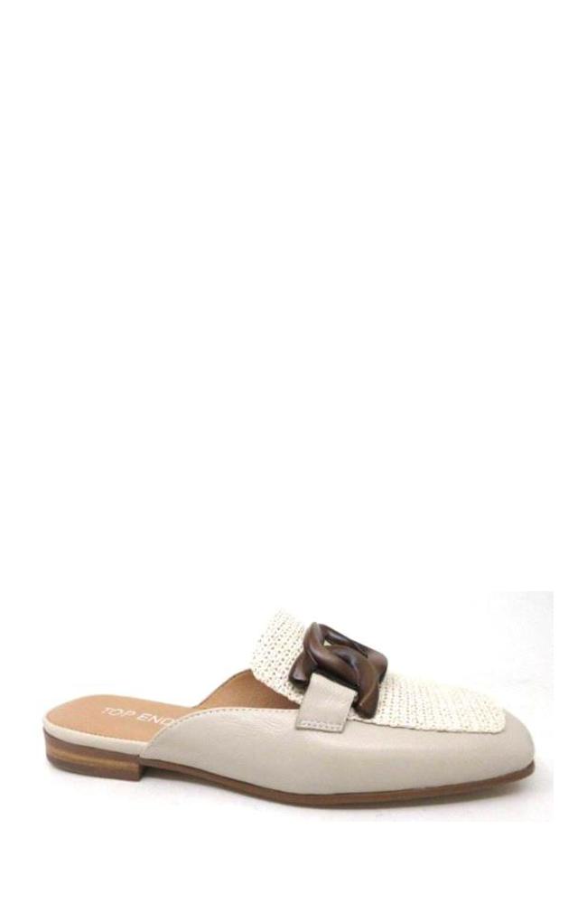 Preeya Flat Mules - Almond/Vanilla