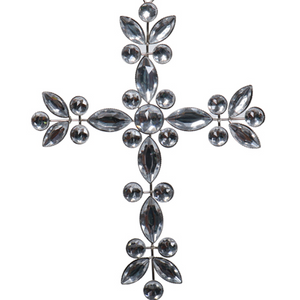 Wire Jewel Silver Cross