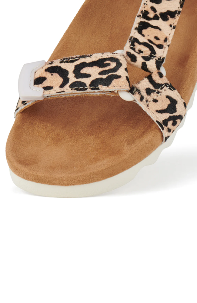 Sandal Tooth Wedge - Neutral Leopard
