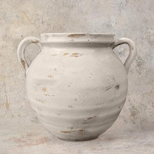 Luna Aged White Urn