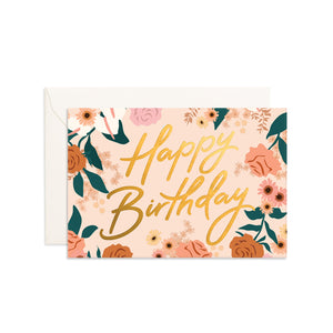 Birthday Bella Rosa Mini Card