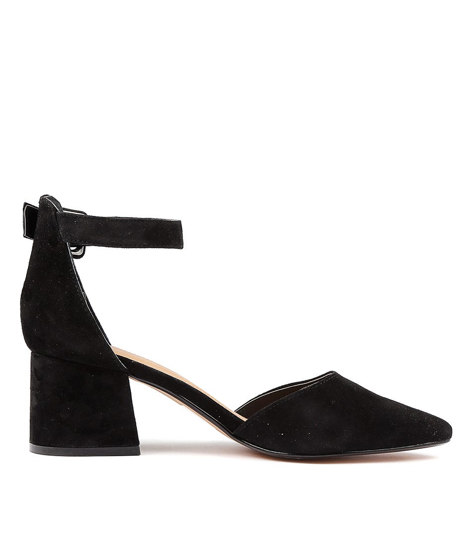 Raems Heel - Black Suede